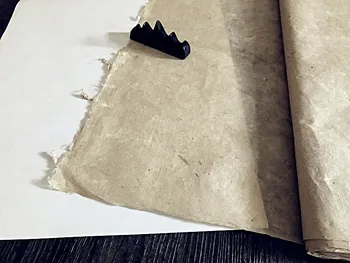 50 Adet El Yapımı Yarım Olgun Xuan Kağıt Çin Dut Kağıdı Kaligrafi Boyama Pirinç Kağıdı Antik Kitaplar Restorasyon Kağıt