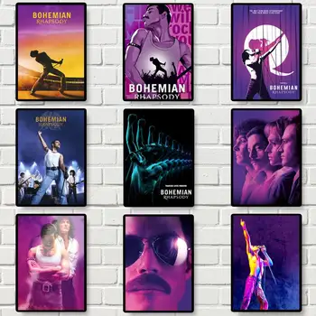 Kraliçe Bohemian Rhapsodys Film AFİŞ Posterler Baskılar Duvar Resimleri Oturma Odası Ev Dekorasyon