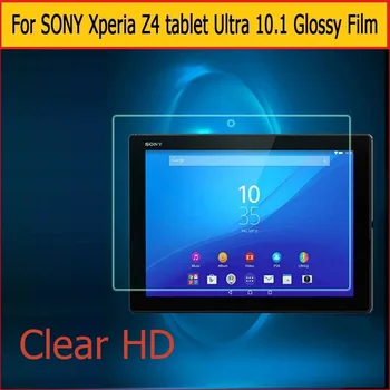En iyi kalite Anti-Çizikler yüksek çözünürlüklü lcd Temizle Parlak film Sony Xperia Z4 tablet Ultra SGP 771 712 10.1 