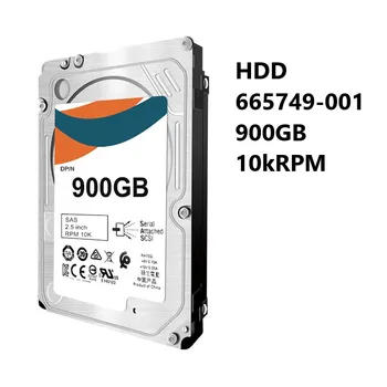 YENİ HDD 665749-001 900 GB 10 Rpm 2.5 in SFF SAS-6 Gbps Çalışırken Değiştirilebilir 3PAR Sabit Disk için P-E-EVA P6000 Serisi ve M6625 Muhafazaları