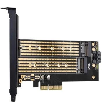 JEYI SK6 M. 2 NVMe SSD NGFF'YE PCIE X4 Adaptörü M Anahtar B Anahtar Çift Arabirim Kartı Desteği PCI Express 3. 0X4 2230-22110 Tüm Boyut M. 2
