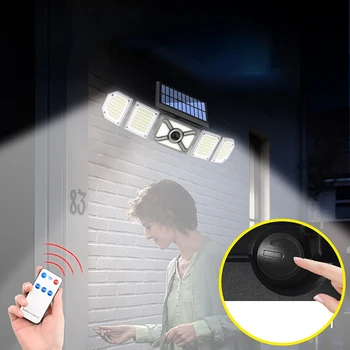 Ev Güneş Duvar lambası Kızılötesi Sensör Polisilikon Su Geçirmez Lambalar Çatı Villaları için Windows Mağazası