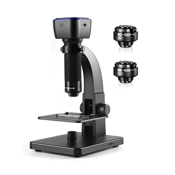 2000X Biyolojik Dijital Mikroskop Wifi USB Mikroskop Dijital ve Mikrobiyal Lens İle 11 Ayarlanabilir LED