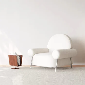 Minimalist Eğlence Tek oturma odası kanepeleri Ins Tarzı İskandinav tasarımcı kanepesi Tembel Sandalye Divani Da Soggiorno Ev Mobilyaları WK50SF