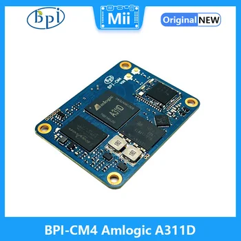 Muz Pı BPI-CM4 Amlogic A311D Dört Çekirdekli ARM Cortex-A73 4G LPDDR4 16G eMMC Minipcıe 26PİN Desteği HDMI Çıkışı Android Linux Çalıştırmak