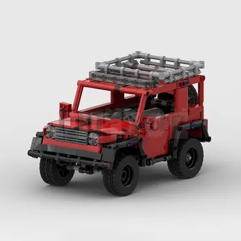 MOC-61488 Mini SUV 4x4 Levs Echnic Kreasyonlar Yapı Taşı Bulmaca Elektrikli Oyuncak Modeli Çocuklar İçin Hediye