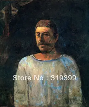 Paul Gauguin Portre Keten tuval üzerine Yağlıboya Üreme, otoportre, pres du Golgotha, Ücretsiz DHL Gemi, Müze Kalitesi