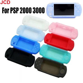 JCD 1 adet Silikon Yumuşak Koruyucu Kapak Kabuk PSP 2000 3000 Konsolu İçin PSP3000 Taşınabilir Vücut Koruyucu kılıf