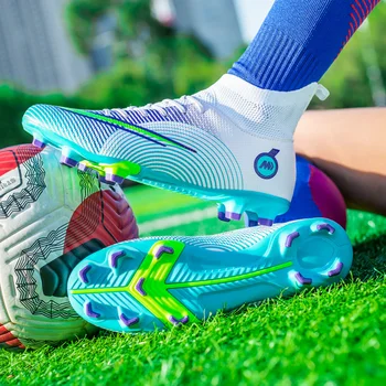 Futbol kramponları Profesyonel Alan Çizme futbol ayakkabıları Çocuklar için Suni Çim Futbol Çizme Futsal Ayakkabı Çocuk Futbol Krampon