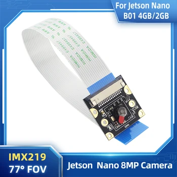 Nvıdıa Jetson Nano Kamera IMX219 Sensörü 8MP 77° Kameralar Modülü Jetson Nano 4GB 2GB + 15cm FFC