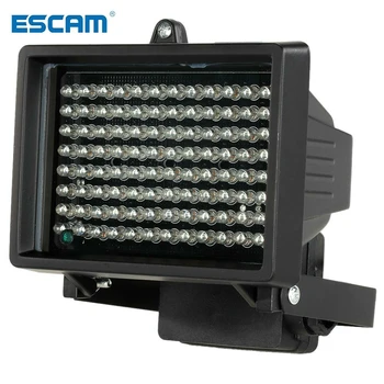 96 LED aydınlatıcı ışık CCTV 60m IR kızılötesi gece görüş yardımcı aydınlatma açık su geçirmez gözetim kamera için