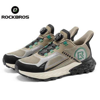 ROCKBROS spor ayakkabı Erkek Kadın Bisiklet Düz Çizmeler Açık Yumuşak Nefes Ayakkabı Spor Ayakkabı Yürüyüş Tırmanma Kamp Sneaker