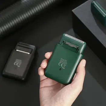 Elektrikli Tıraş Makinesi VGR Araba Jilet Taşınabilir Tıraş Makinesi Erkek Mini El Tıraş Bıçağı İtme Beyaz Pistonlu Tıraş Makinesi Erkekler için