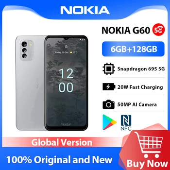 Nokia G60 5G Akıllı Telefon 6GB 128GB Snapdragon 695 5G FHD + 6.58