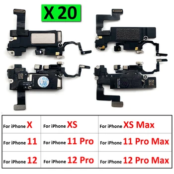 20 Adet Orijinal Işık Sensörü Flex Hoparlör Alıcısı İçin Kulaklık Kulak Flex Kablo İphone X XR XS 11 12 Pro Max Yedek Parçalar