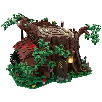 1220 ADET Özelleştirilmiş MOC Modüler Ortaçağ Orman Peri Yazlık Modeli Yapı Taşları Tuğla Montaj Çocuk Doğum Günü Oyuncakları Hediyeler