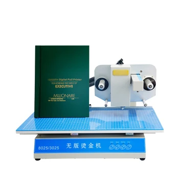 Flatbed Dijital Alüminyum Sıcak Altın Folyo Damgalama Yazıcı Otomatik baskı makinesi davetiye mektubu kitap kapağı