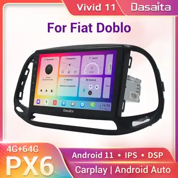 2023 Android11 Multimedya Oynatıcı Fiat Doblo için 2015 ila 2021 DSP HD IPS 1280 * 720 Carplay Android Otomatik AHD Radyo