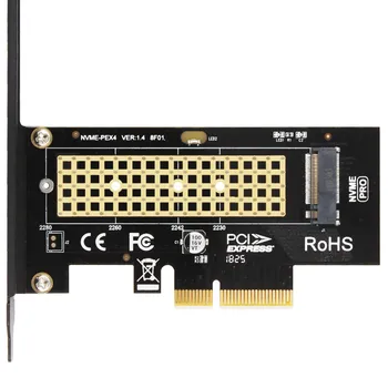 KingSpec PCIE Kartı M2 Adaptörü PCI Express 3. 0x4 NVME SSD M. 2 PCIE Yükseltici adaptör desteği 2230 2242 2260 2280 M. 2 SSD