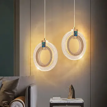 Iskandinav LED kolye ışıkları iç mekan aydınlatması Asılı Lamba Ev Yemek Masaları Oturma Odası merdiven Modern Lüks Dekorasyon