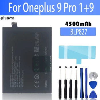 Orijinal BLP827 Pil Oneplus 9 Pro 1 + 9 BLP 827 Yedek cep telefonu Bateria