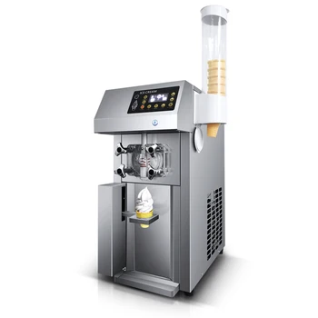 ZM-A122 dondurma makinesi tam otomatik tek tuşla self servis ticari dondurma makinesi dondurma tek kafa