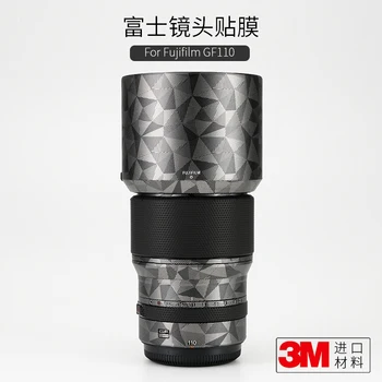 Fuji GF110 F2 R LM WR Lens Koruma Filmi, Karbon Fiber Etiket, kamuflaj Kapağı 3M