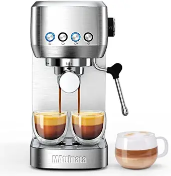 Makinesi, Profesyonel 20 Espresso Makinesi süt köpürtücü ve Vapur, Retro Kahve Makinesi Ev Latte Cappuccino Cappuccino