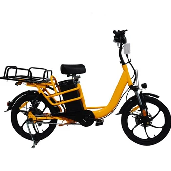 48V 500W Elektrikli Bisiklet Bir Koltuk Bisiklet Lityum Pil Duyarlı Fren Anti Kayma Vakum Lastik fırçasız motor
