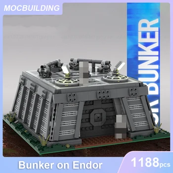 Bunker Endor Mimari Modeli MOC Yapı Taşları DIY Tuğla Eğitici Yaratıcı çocuk oyuncakları Çocuklar Hediyeler 1188 ADET