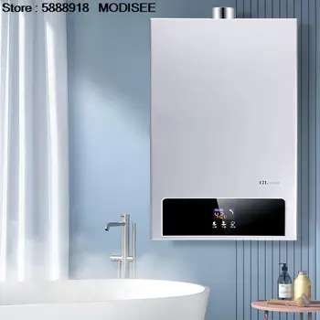 Su ısıtıcı Anında LPG / NG Duş Banyo Musluk Sıcak su ısıtıcı dijital ekran Yazlık Otel Tam Ev Düz Mutfak AC220V