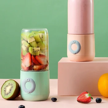 6 Bıçakları Taşınabilir meyve sıkacağı bardağı Sıkacağı Meyve meyve suyu fincanı Otomatik Küçük Elektrikli Meyve Sıkacağı smoothie blenderı Buz Kırıcı mutfak robotu