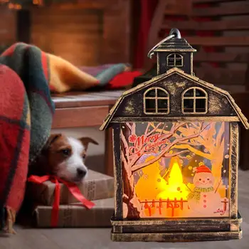 Led mum lamba Led noel fener şenlikli Led mum ışıkları noel fener kardan adam Noel baba geyik desenler parti ev