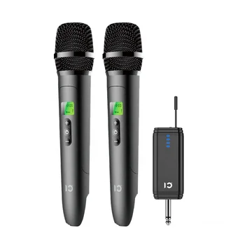 SHIDU UHF SD-U30 Çift Profesyonel Kablosuz Mikrofon Sistemi Karaoke El Bobin hareketli Mikrofon Kilise İçin