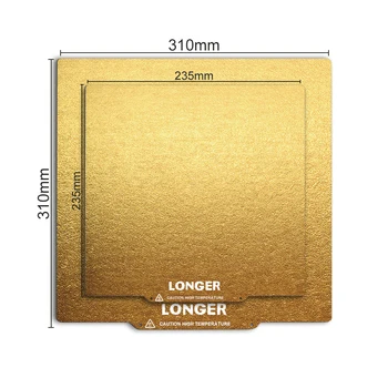 UZUN PEI Membran, 3D Yazıcı Heatbed Sıcak Yatak, 235mm / 310mm için LK4, LK4 PRO, 310mm * 310mm için LK1, LK5 pro 3D Yazıcı