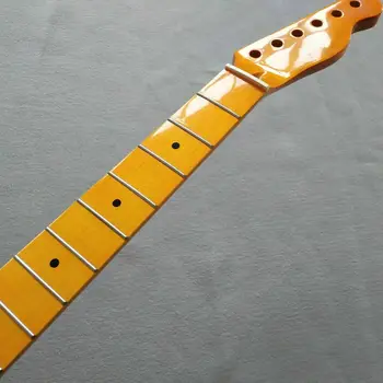 Değiştirin Sarı Elektro Gitar boyun Akçaağaç 22 fret 25.5 Akçaağaç klavye parçaları