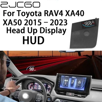 ZJCGO Otomatik HUD Ekran Araba Projektör Alarmı Head Up Ekran Hız Göstergesi Cam Toyota RAV4 XA40 XA50 2015~2023