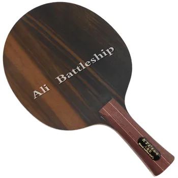 KTL Abanoz 5 Siyah kahve çocuklar 15-30 yaşında profesyonel Masa Tenisi Blade için Ping Pong tenis raketi