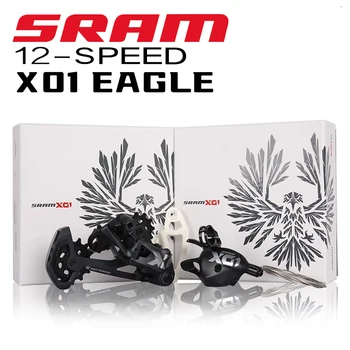 SRAM X01 KARTAL XO1 1X12 Hız MTB Bisiklet Groupset Takımı Kolu Kolu Tetik Sağ Yan Arka Attırıcı Siyah Bisiklet Parçası
