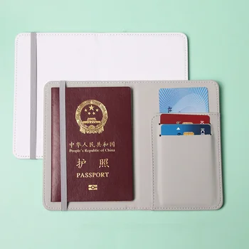 Yeni ısı transferi süblimasyon pasaport tutucu, büyük kapasiteli çoklu kart tutucu, uygun boş pasaport kitap