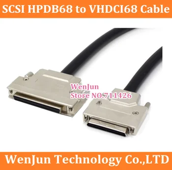 SCSI HPDB68 to VHDCI68 Bağlantı Kablosu SCSI HPDB68 Pin dişi VHDCI68 Pin Erkek Güç Kablosu Profesyonel Özelleştirmek 1.5 M/2M / 3M