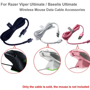 Razer Viper Ultimate Kablosuz Oyun Faresi Viper Pro V2, Basilisk Ultimate Özel USB Veri Kablosu şarj kablosu Aksesuarları