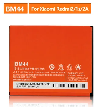 Yedek Pil İçin Xiaomi Mİ Redmi 2 2A Redmi 1S BM44 Şarj Edilebilir Telefon Pil BM40 BM41 2265mAh