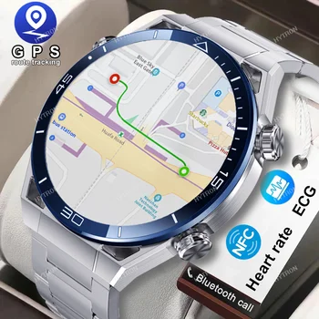 2023 Yeni NFC EKG+PPG Bluetooth Çağrı Smartwatch GPS İzci Hareket Bilezik Spor Huawei Saatler Ultimate Akıllı İzle erkekler