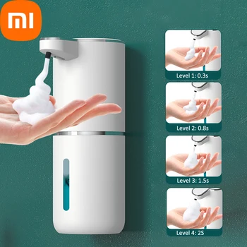 Xiaomi 380ML Otomatik köpük sabun sabunluğu Banyo Akıllı Yıkama El Makinesi USB Şarj İle Beyaz Yüksek Kaliteli ABS Malzeme