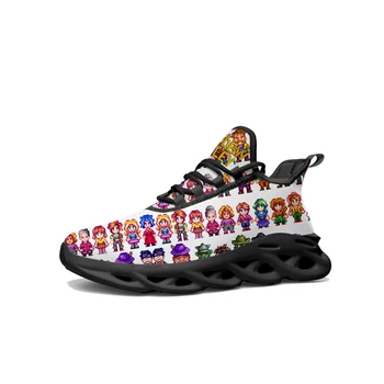 Stardew Vadisi Flats Sneakers Sıcak Karikatür Oyunu Mens Womens Genç Spor koşu ayakkabıları Yüksek Kaliteli Terzi bağcıklı ayakkabı