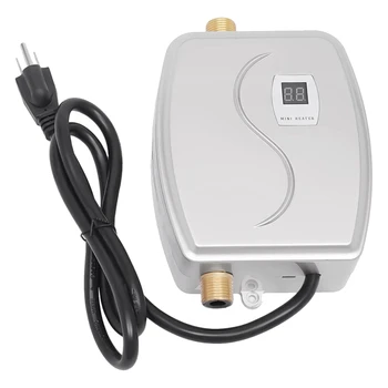 Mini su ısıtıcı, 110V Anlık Elektrikli tanksız sıcak su ısıtıcı, Elektrikli sıcak su ısıtıcı 3000W, ABD Plug