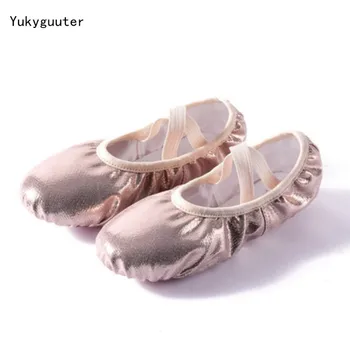 Kızlar bale ayakkabıları Yumuşak Taban Bale Dans Terlik Çocuk Uygulama balerin ayakkabıları Kadın Jimnastik