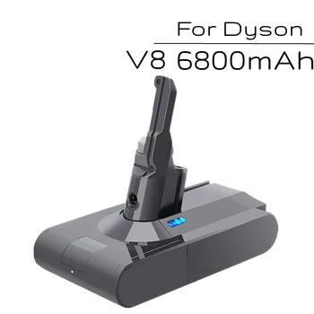 Dyson V8 6800mAh Yedek Pil için Fit V8 Hayvan V8 Mutlak V8 Kabarık V8 Motörhead r Kablosu Ücretsiz El Vakum
