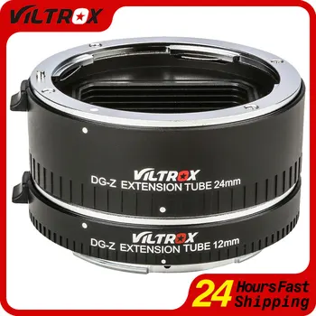 Viltrox DG-Z Metal Dağı Otomatik Odaklama Makro Uzatma Tüpü 12mm 24mm lens adaptörü Diyafram Nikon Z Dağı Z5 Z6 Z7 Z50